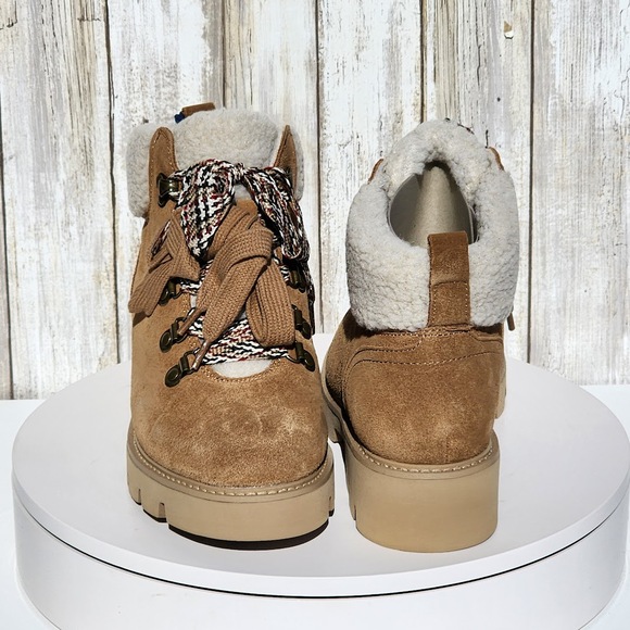 White Mountain Women's Gloving Hiker Lace Up Booties - Size 7.5 - Chestnut - Picture 8 of 12